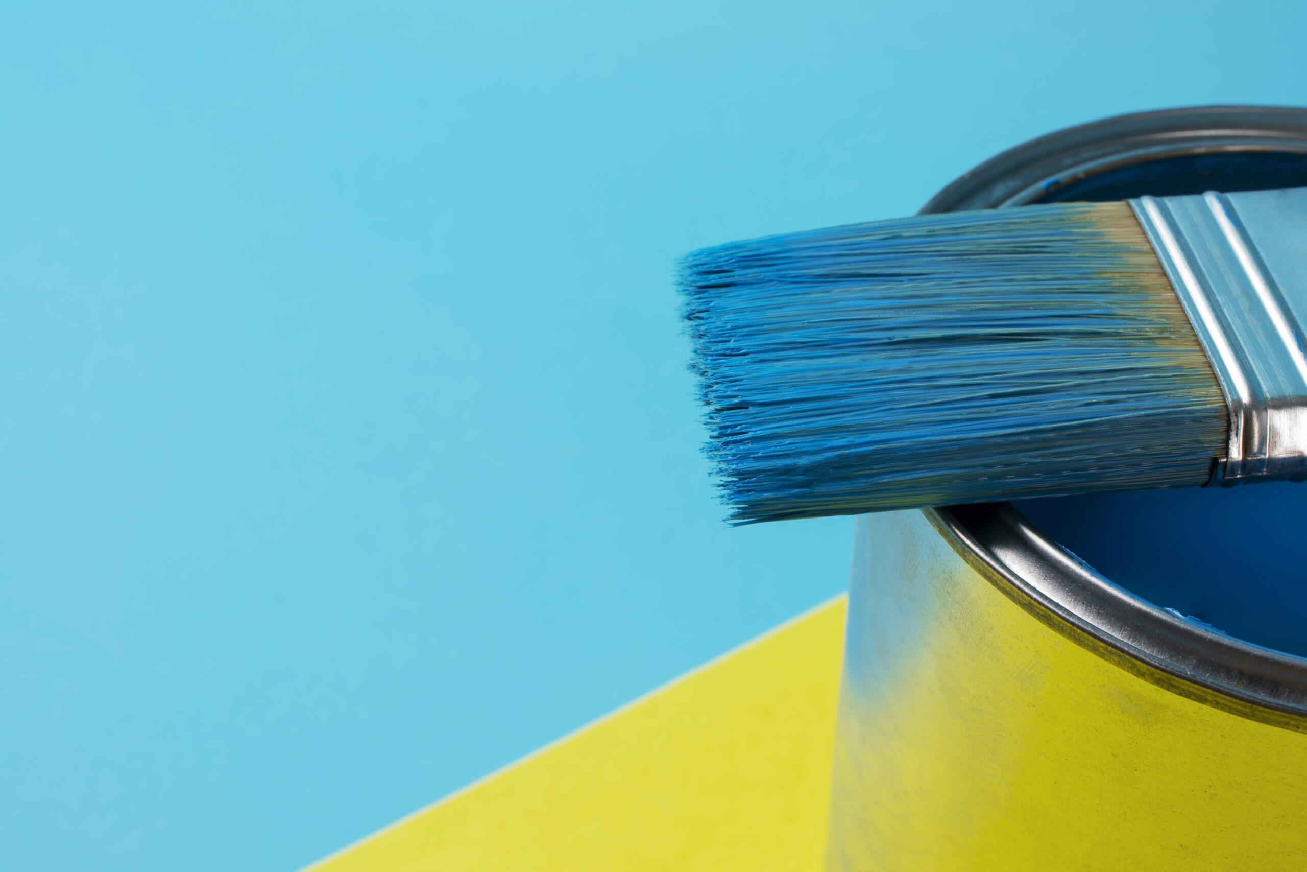 top view paint can top view paint can